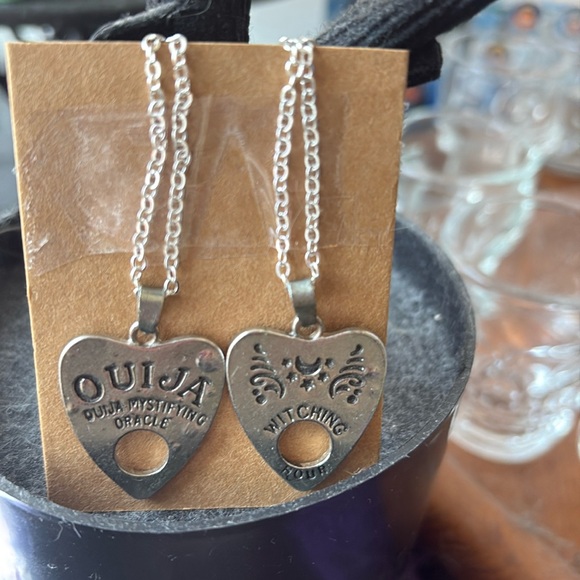 2 Ouija Planchette Necklaces - Picture 1 of 4